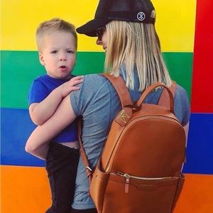 HP Mina Kay Vegan Leather Diaper backpack